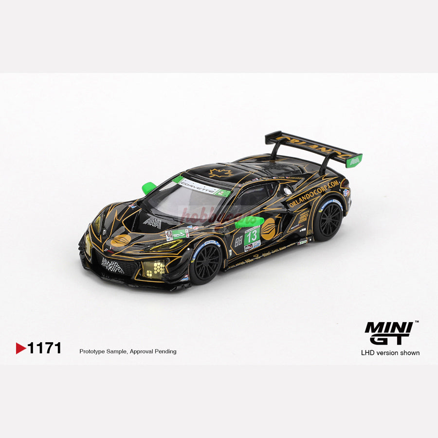 MiniGT #1171 Chevrolet Corvette Z06 GT3.R #13 AWA 2025 IMSA Daytona 24 Hrs (LHD)