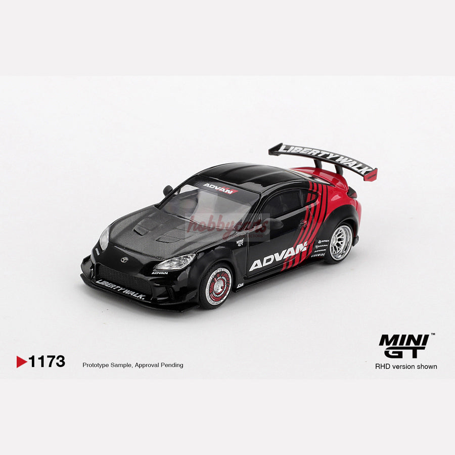 MiniGT #1173 Toyota GR86 LB Nation Advan (RHD)