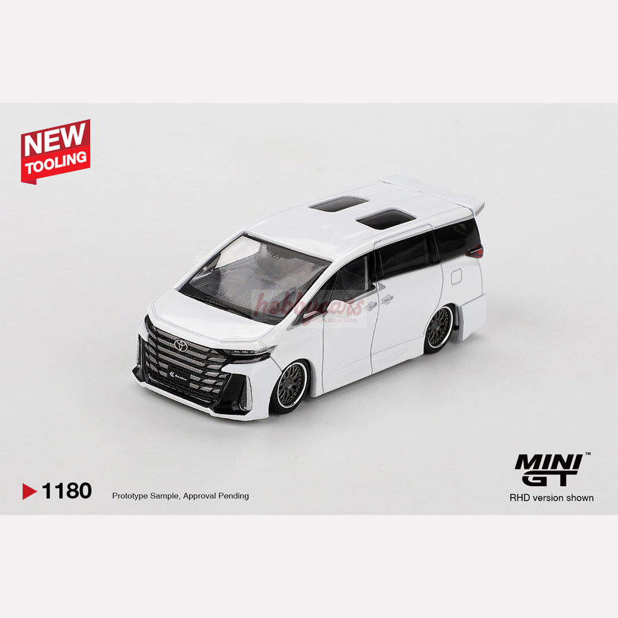 MiniGT #1180 Toyota Vellfire 40 KUHL White (RHD)