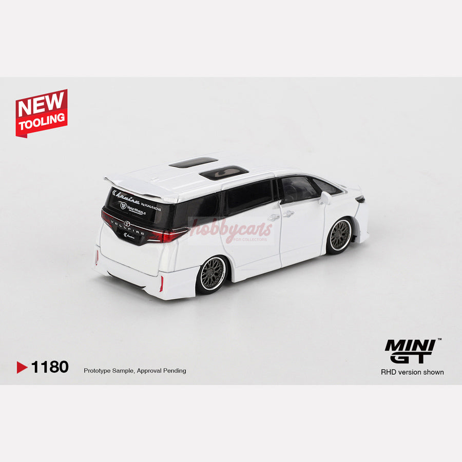 MiniGT #1180 Toyota Vellfire 40 KUHL White (RHD)