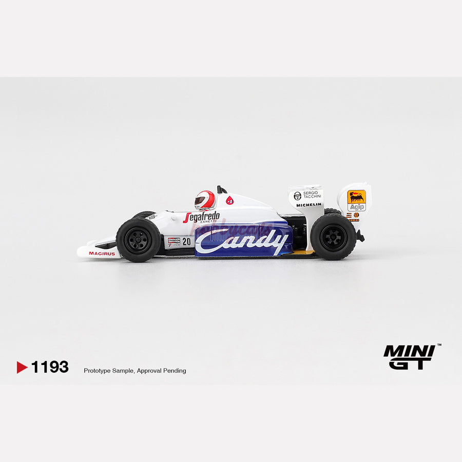 MiniGT #1193 Toleman TG184 #20 Johnny Cecotto 1984 Monaco Grand Prix (LHD)