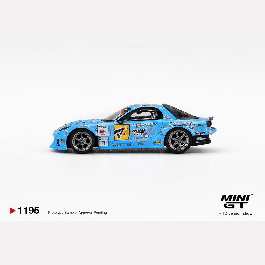 MiniGT #1195 Mazda RX-7 RE-Amemiya 2025 D1GP (RHD)
