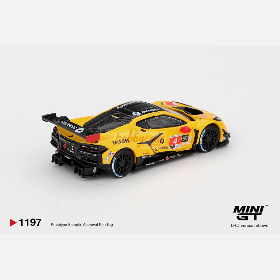 MiniGT #1197 Chevrolet Corvette Z06 GT3.R #4 Corvette Racing by Pratt Miller Motorsports 2025 IMSA Daytona 24 Hrs (LHD)