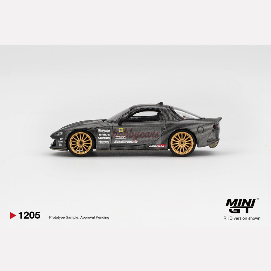 MiniGT #1205 Mazda RX-7 RE-Amemiya Matsukiyo KOKU 3 Rotor NA-7 TAS 2025 Best Tuned Car Award (RHD)