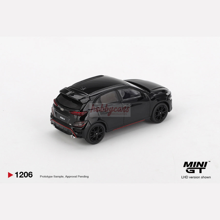 MiniGT #1206 Hyundai KONA N Phantom Black (LHD)