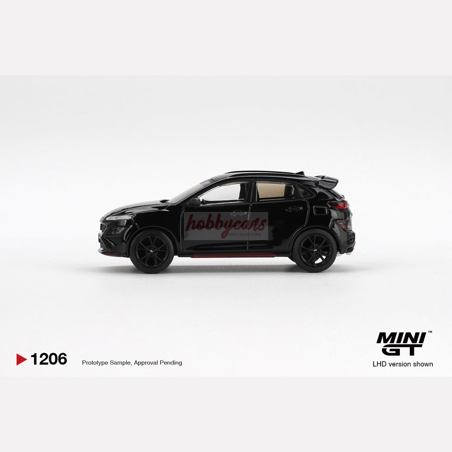 MiniGT #1206 Hyundai KONA N Phantom Black (LHD)
