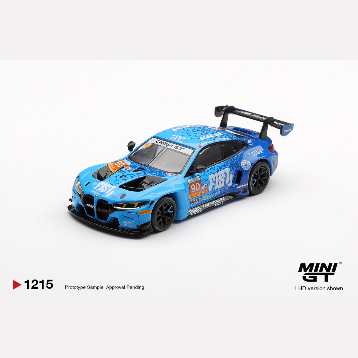 MiniGT #1215 BMW M4 GT3 EVO #90 FIST Team AAI 2025 China GT (LHD)