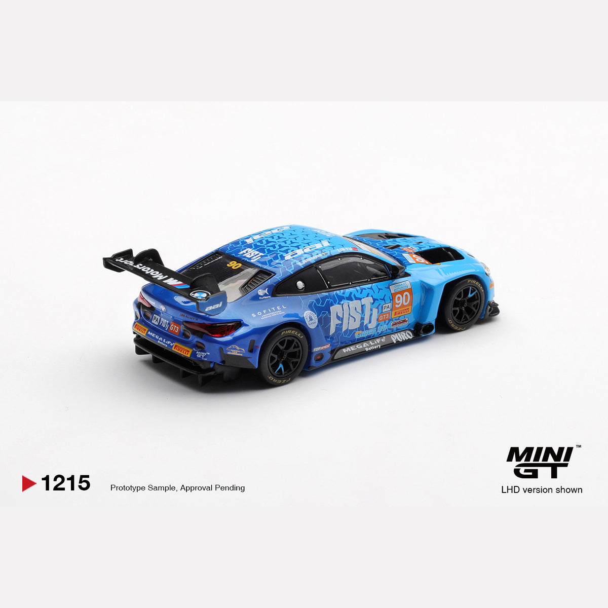 MiniGT #1215 BMW M4 GT3 EVO #90 FIST Team AAI 2025 China GT (LHD)