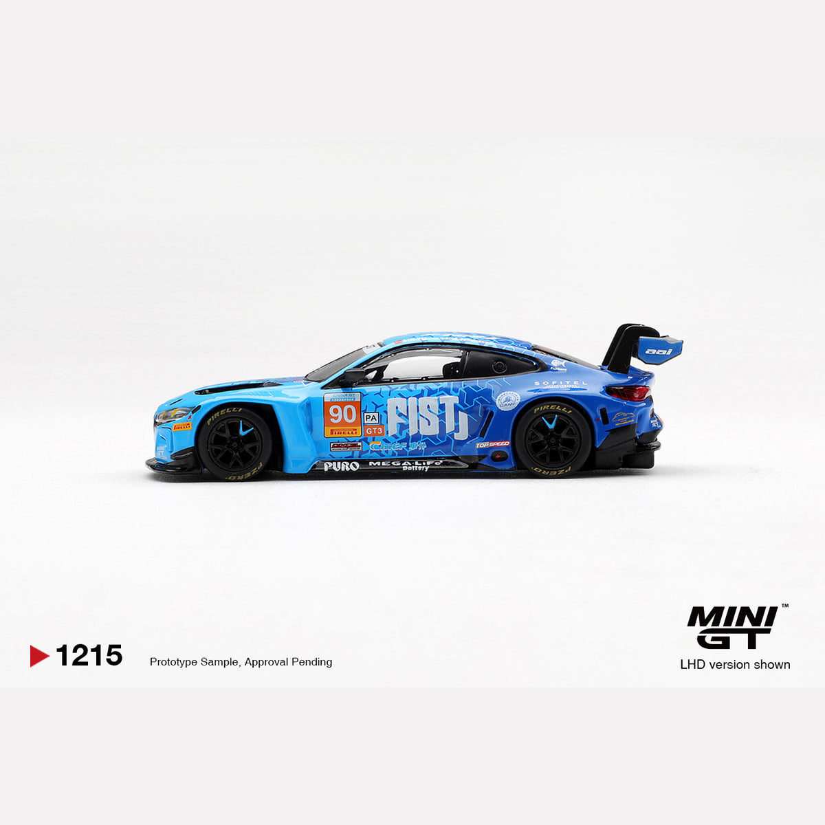 MiniGT #1215 BMW M4 GT3 EVO #90 FIST Team AAI 2025 China GT (LHD)