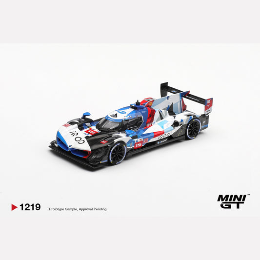 MiniGT #1219 BMW M Hybrid V8 Hypercar #15 BMW M TEAM WRT 2024 Le Mans 24 Hrs (LHD)