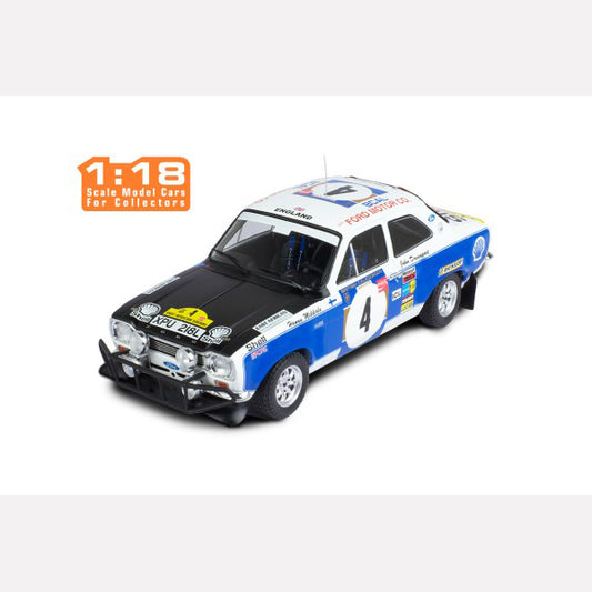 IXO 1:18 FORD Escort MK1 RS 1600 #4 H. Mikkola-J. Davenport Safari Rally 1973