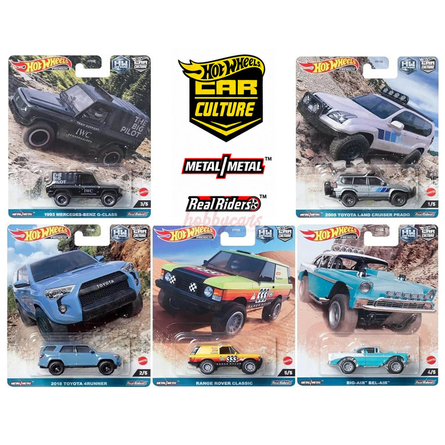 Hot Wheels [2023 HW Off Road] Set of 5 Cars