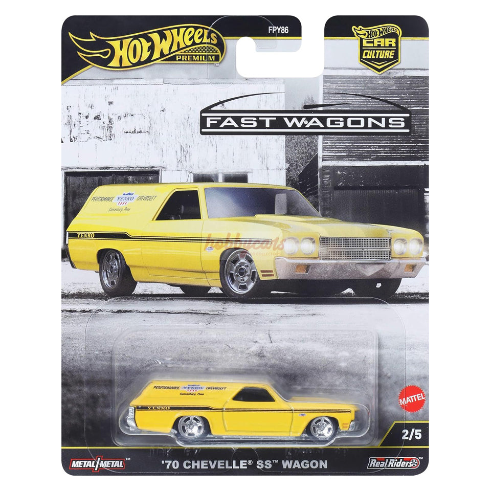Hot Wheels [2025 Fast Wagons] '70 Chevelle SS Wagon (Damaged)