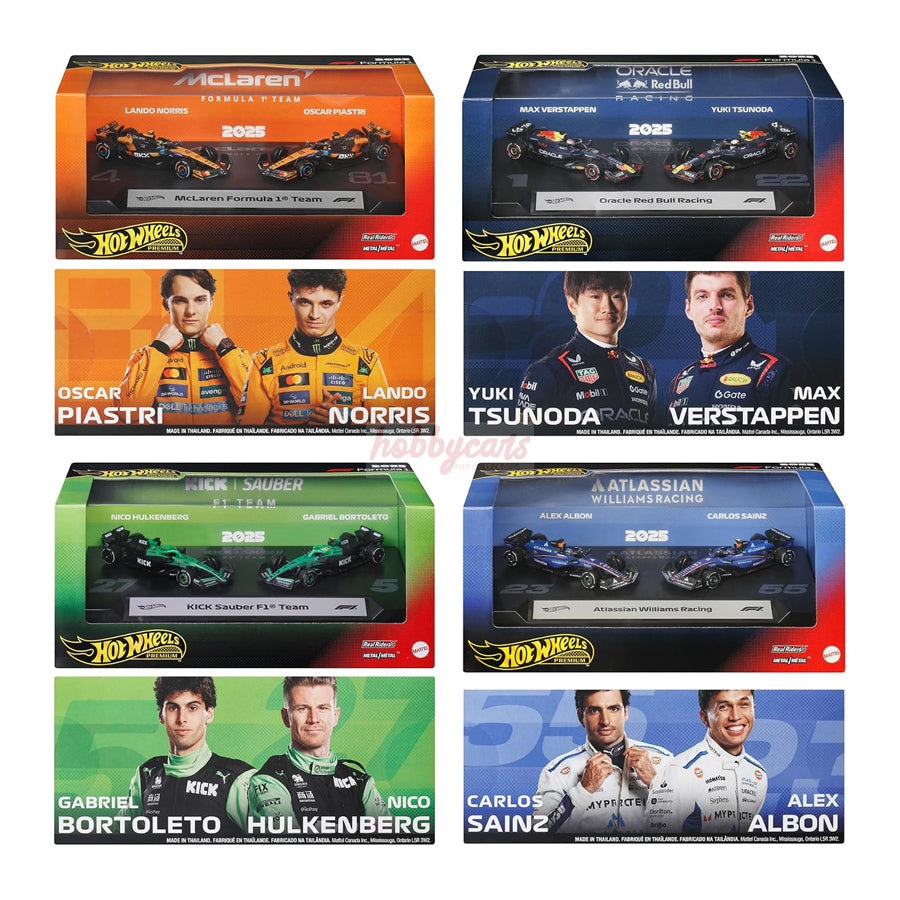 Hot Wheels [2026 Formula 1 -2 Pack] Mix 2 - Set of 4