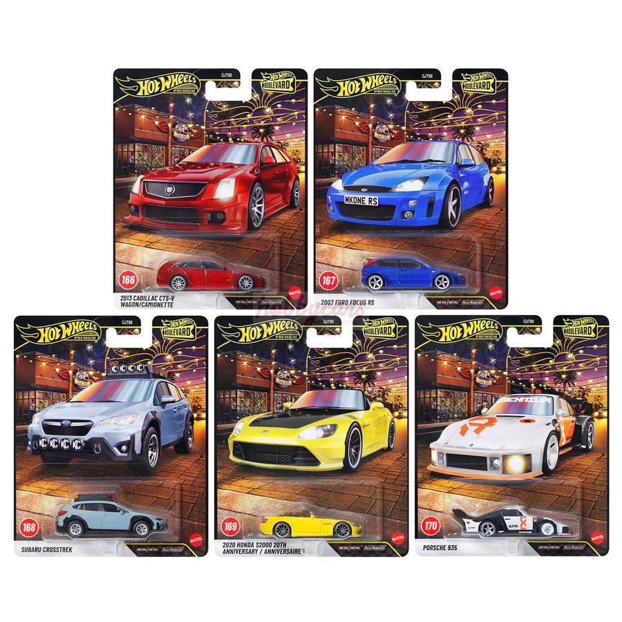 [PREORDER] Hot Wheels [2027 Boulevard] Mix 1 - Set of 5 Cars