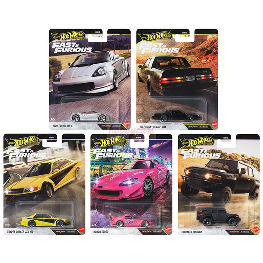[PREORDER] Hot Wheels [2027 Fast & Furious Mix 1] Set of 5 Cars