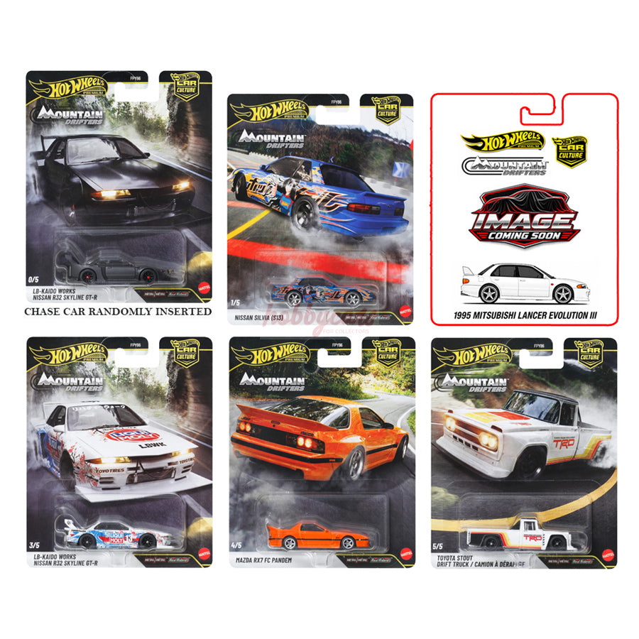 [PREORDER] Hot Wheels [2027 Mountain Drifters] Sealed Box of 10 Cars
