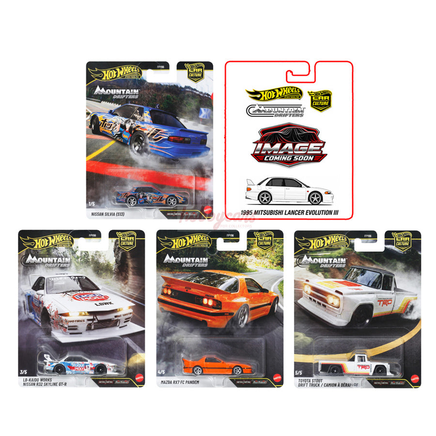 [PREORDER] Hot Wheels [2027 Mountain Drifters] Set of 5 Cars