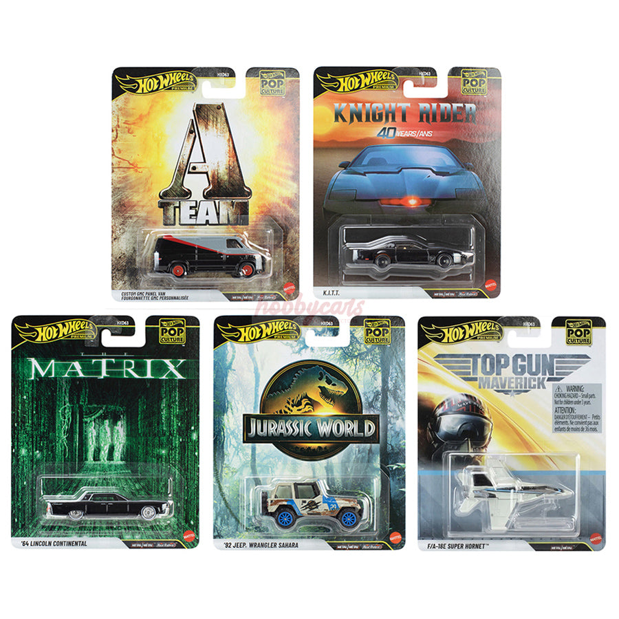 [PREORDER] Hot Wheels [2027 Pop Culture] Mix 1 - Set of 5 Cars