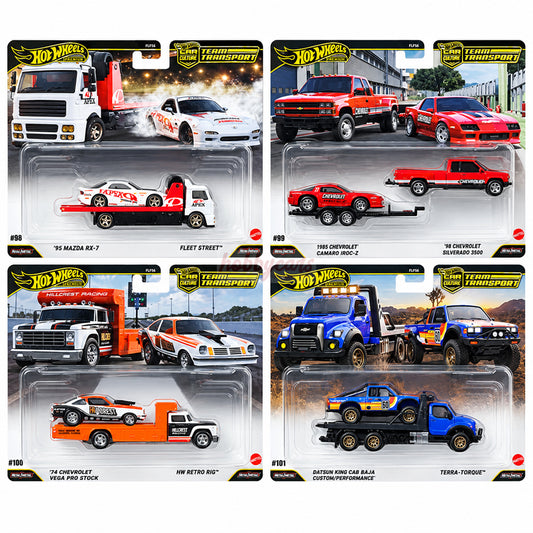 [PREORDER] Hot Wheels [2027 Team Transport Case N] Set of 4 (Sealed Case)