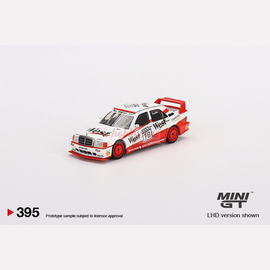 MiniGT #395 Mercedes-Benz 190E 2.5 16 Evolution II 1991 DTM #78 Lohr (LHD)