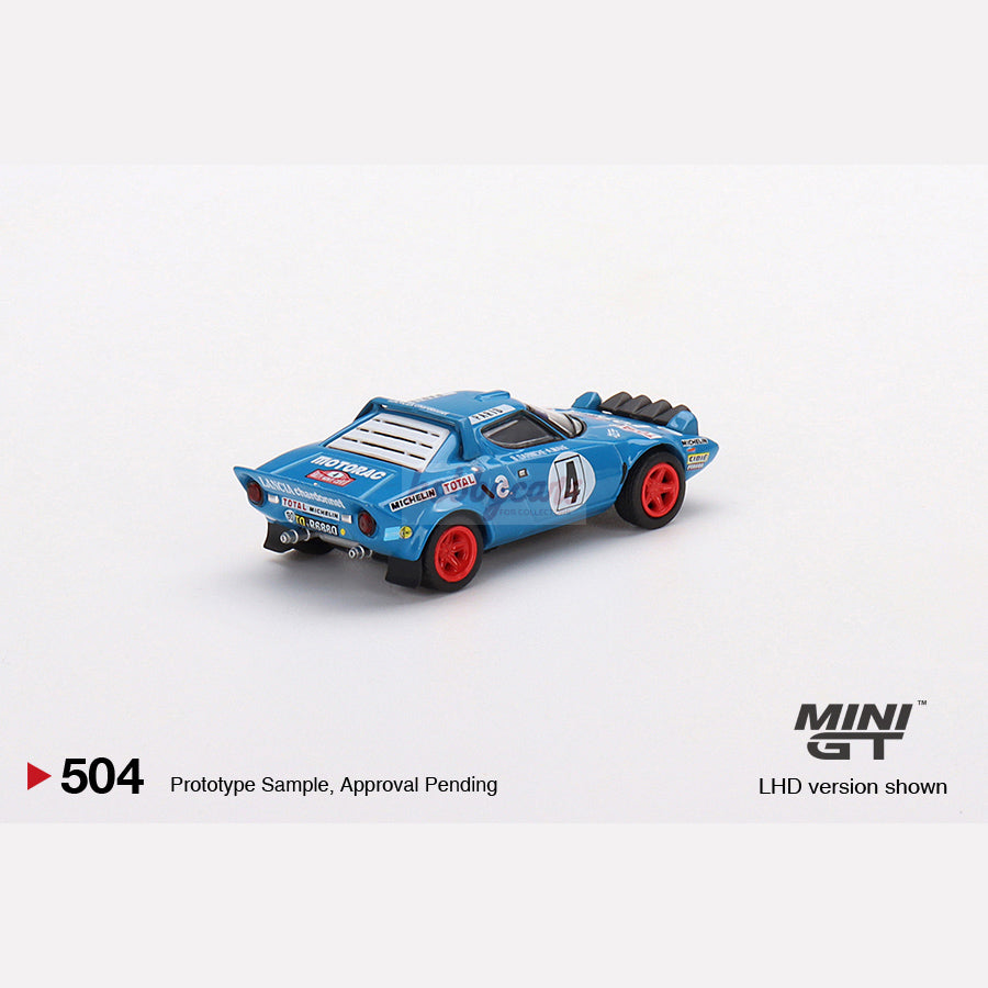 MiniGT #504 Lancia Stratos HF 1979 Rally Monte Carlo Winner #4 (LHD)