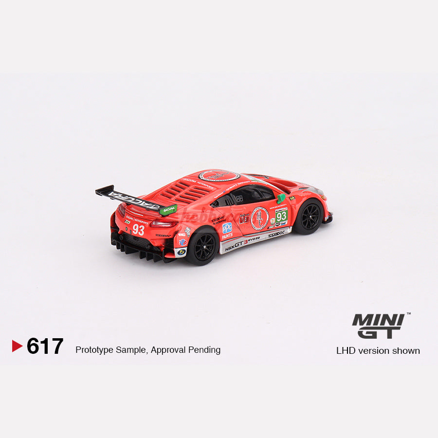 MiniGT #617 Acura NSX GT3 EVO22 #93 2023 IMSA Daytona 24 Hrs (LHD)