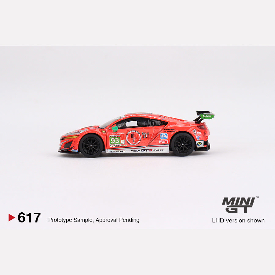 MiniGT #617 Acura NSX GT3 EVO22 #93 2023 IMSA Daytona 24 Hrs (LHD)