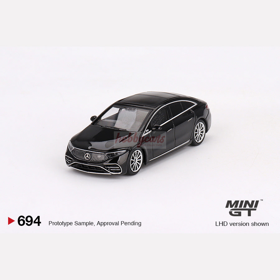 MiniGT #694 Mercedes-Benz EQS 580 4MATIC Black (RHD)
