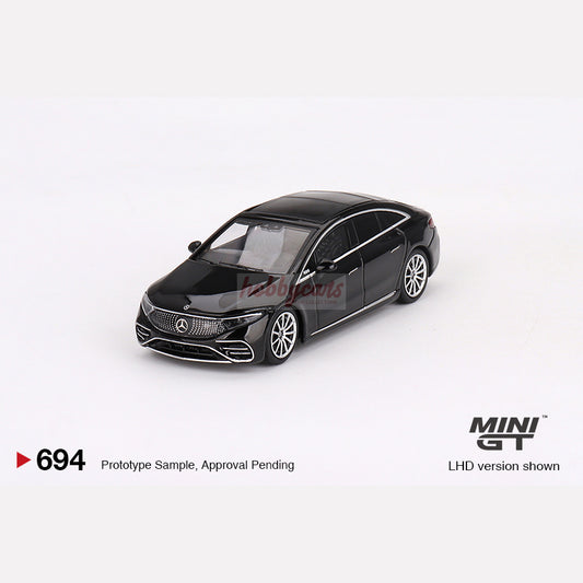 MiniGT #694 Mercedes-Benz EQS 580 4MATIC Black (RHD)