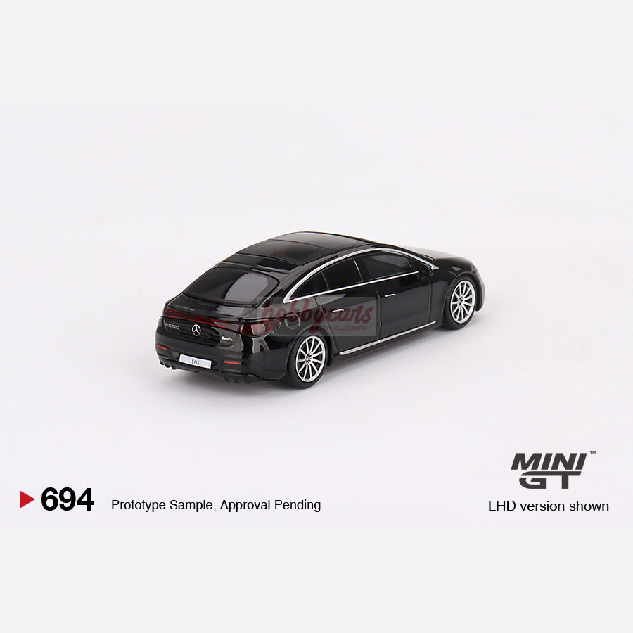 MiniGT #694 Mercedes-Benz EQS 580 4MATIC Black (RHD)
