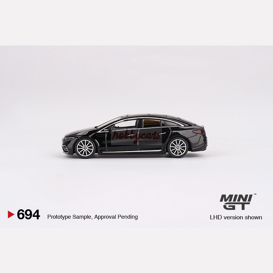 MiniGT #694 Mercedes-Benz EQS 580 4MATIC Black (RHD)