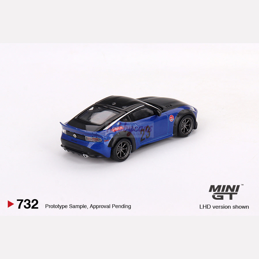 MiniGT #732 Nissan Z LB NATION WORKS Seiran Blue (LHD)