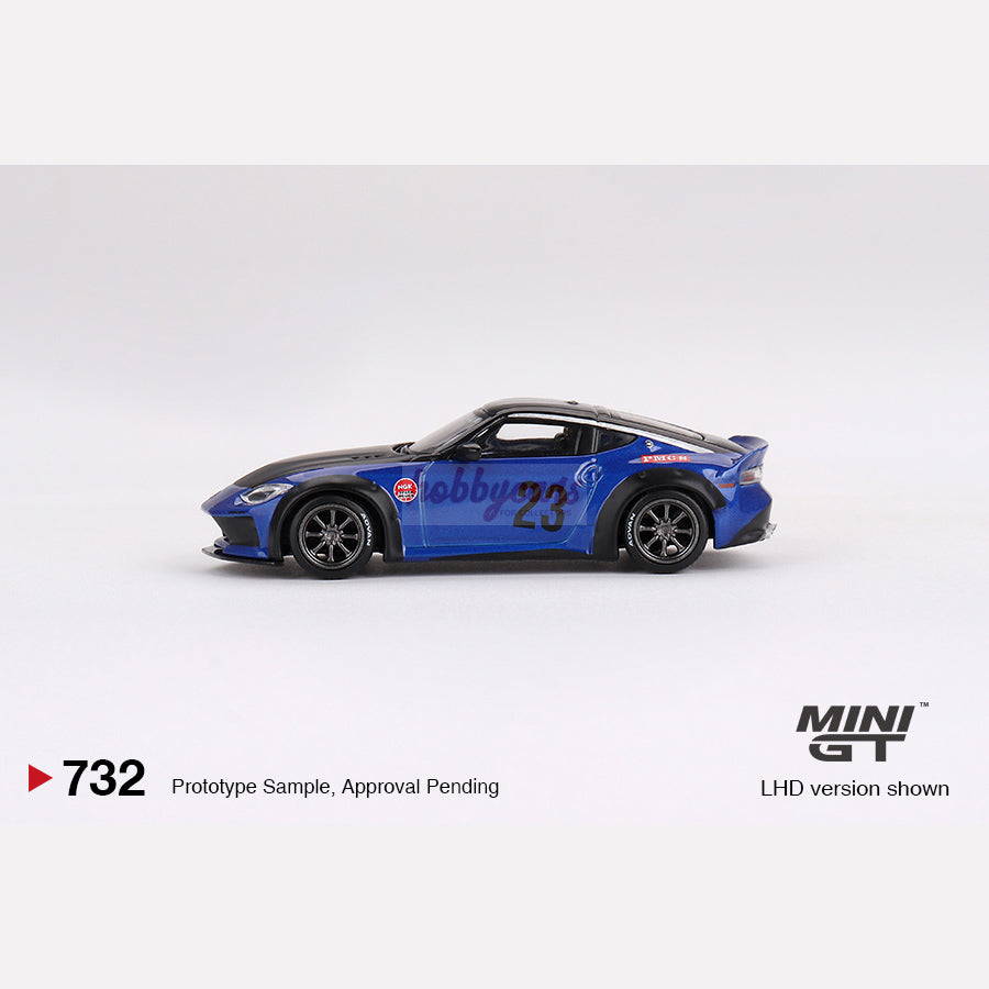 MiniGT #732 Nissan Z LB NATION WORKS Seiran Blue (LHD)