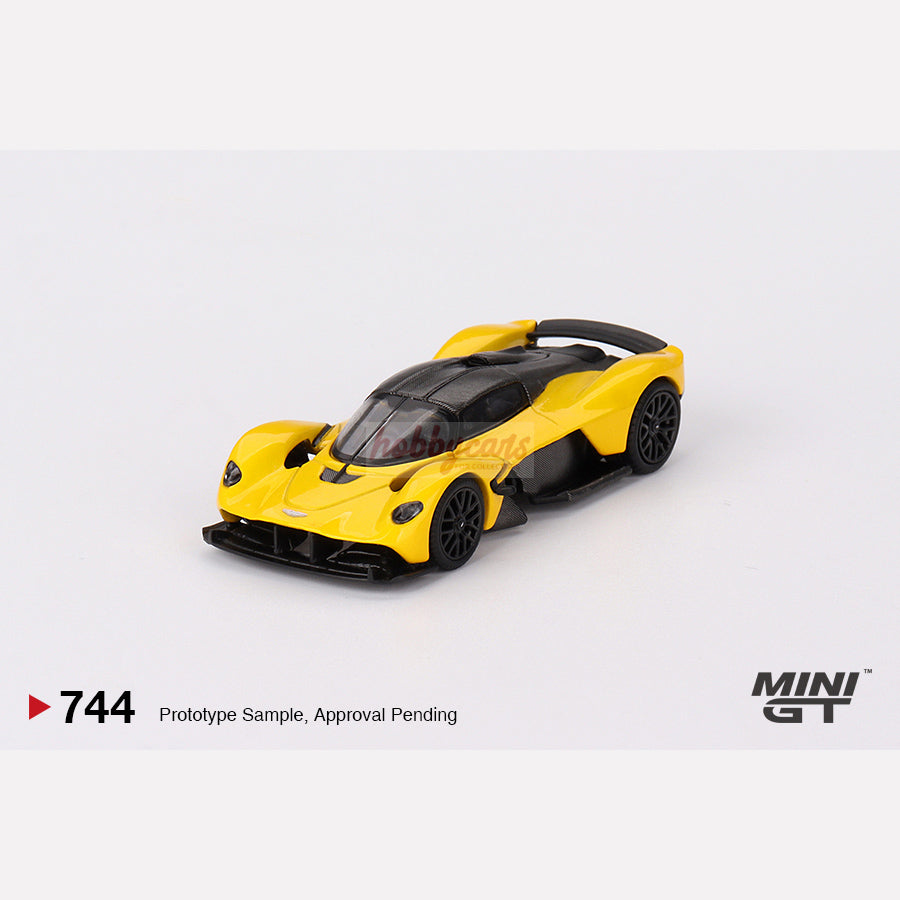 MiniGT #744 Aston Martin Valkyrie Sunburst Yellow (LHD)