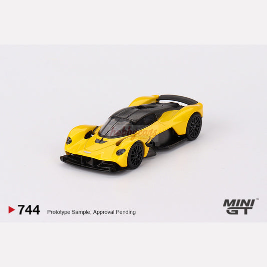 MiniGT #744 Aston Martin Valkyrie Sunburst Yellow (LHD)