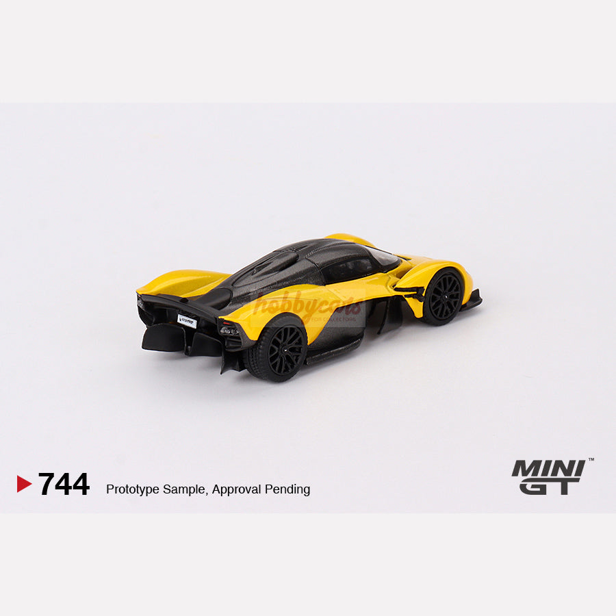 MiniGT #744 Aston Martin Valkyrie Sunburst Yellow (LHD)