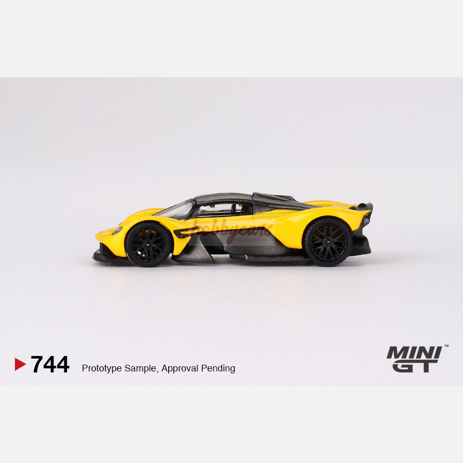 MiniGT #744 Aston Martin Valkyrie Sunburst Yellow (LHD)