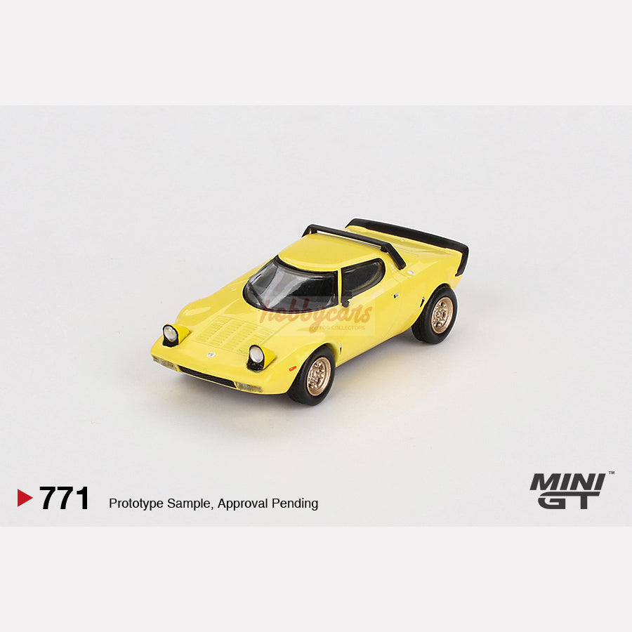 MiniGT #771 Lancia Stratos HF Stradale Giallo Fly (LHD)
