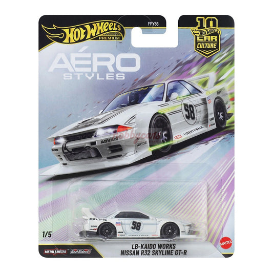 Hot Wheels [2026 Aerostyles] LB-Kaido Works Nissan R32 Skyline GT-R (Damaged)