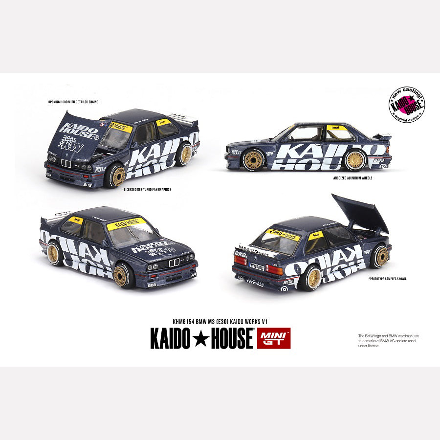 MiniGT KAIDO HOUSE BMW M3 (E30) Kaido Works V1