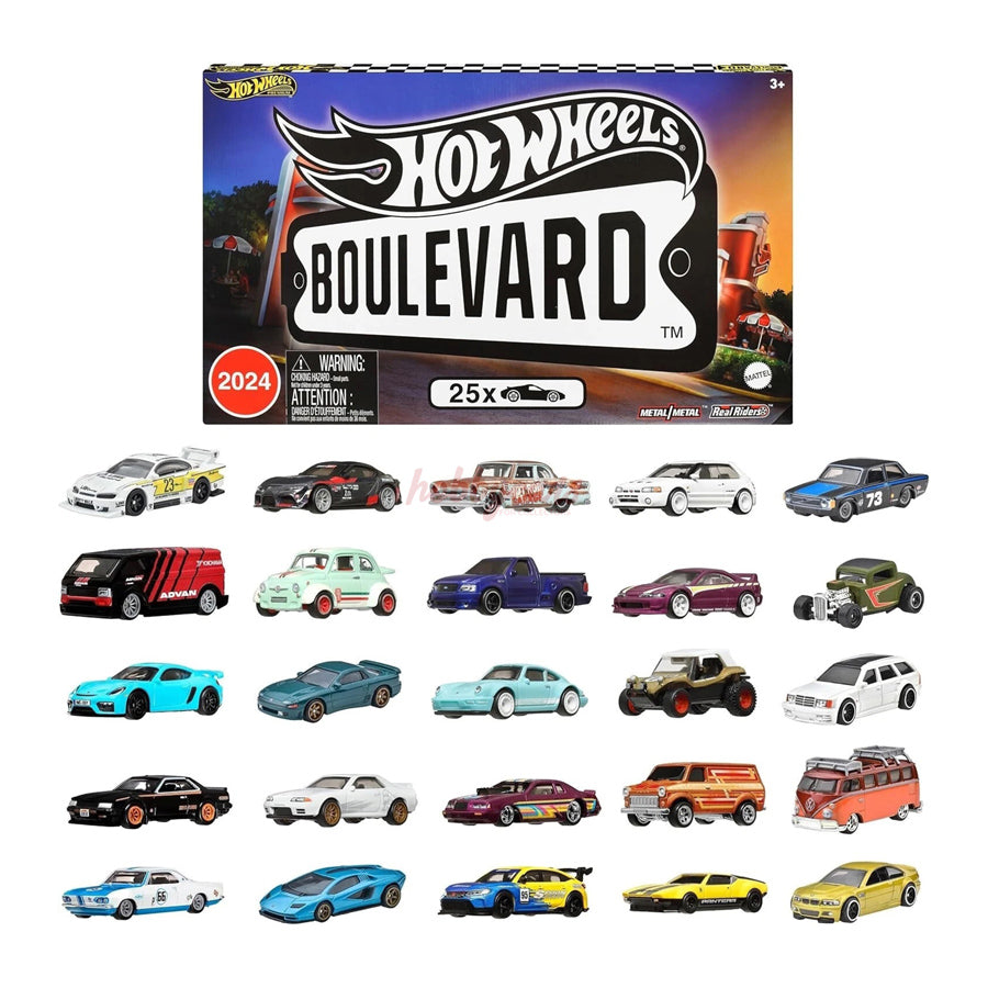 Hot Wheels [2024 Boulevard] 25 Car Factory Box Set