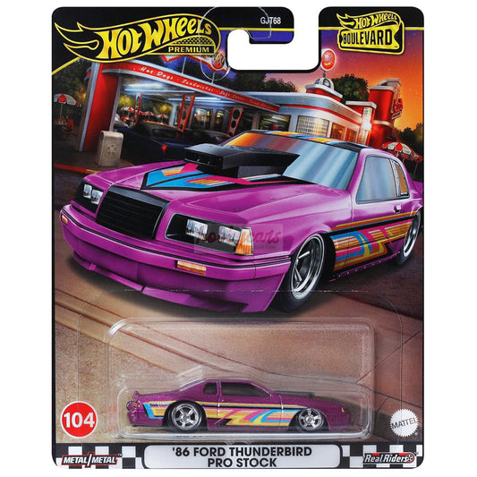 Hot Wheels Boulevard #104 '86 Ford Thunderbird Pro Stock