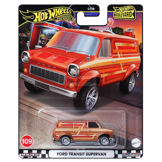 Hot Wheels Boulevard #109 Ford Transit Supervan (Damaged)