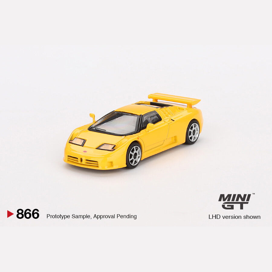 MiniGT #866 Bugatti EB110 Super Sport Giallo Bugatti