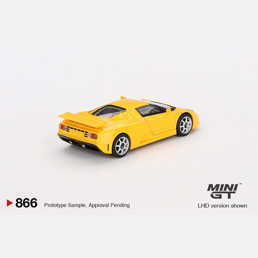MiniGT #866 Bugatti EB110 Super Sport Giallo Bugatti