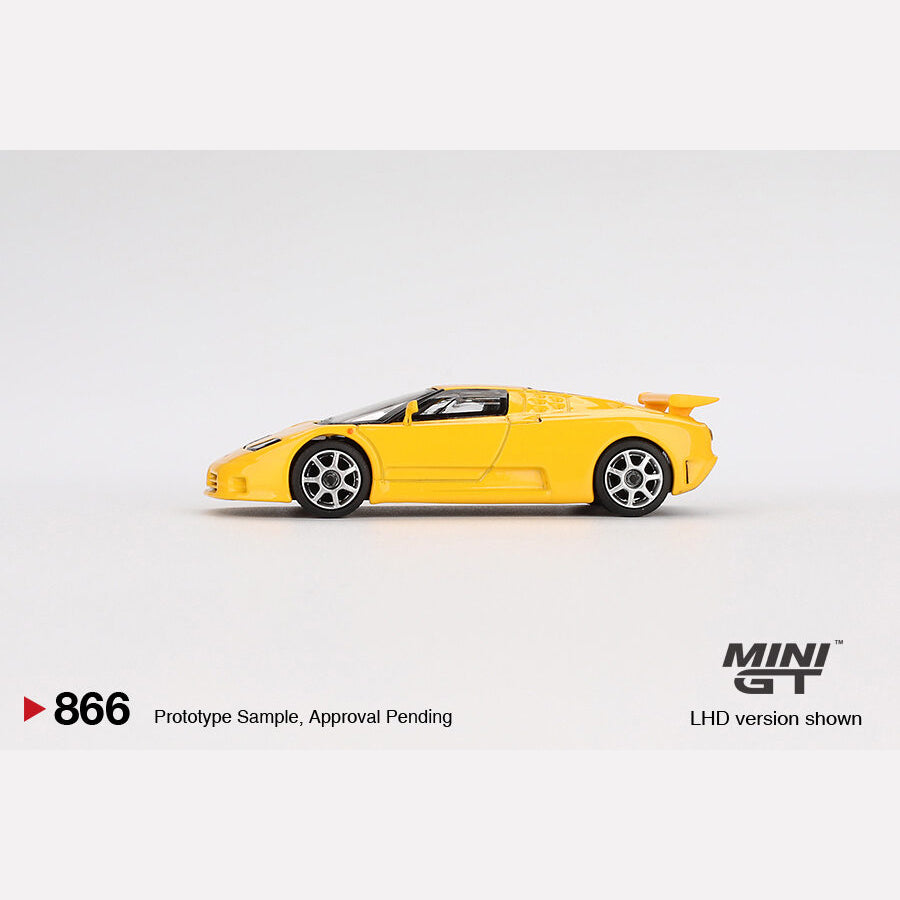 MiniGT #866 Bugatti EB110 Super Sport Giallo Bugatti