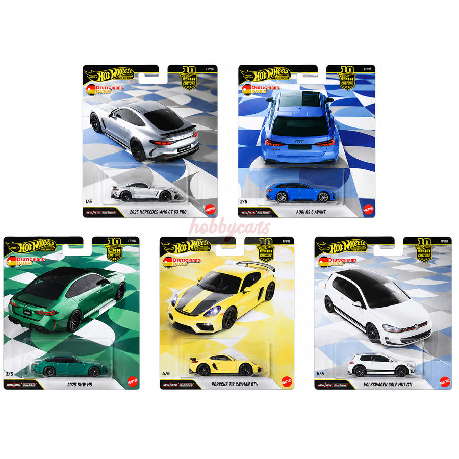 [PREORDER] Hot Wheels [2026 Deutschland Design] Set of 5 Cars