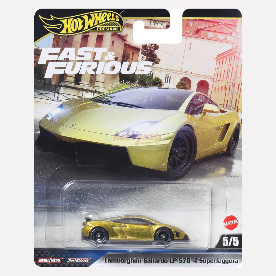 Hot Wheels [2025 Fast & Furious] Lamborghini Gallardo LP 570-4 Superleggera (Damaged)
