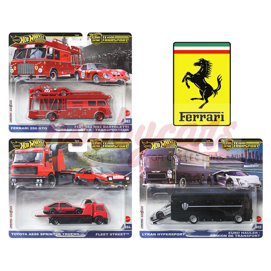 [PREORDER] Hot Wheels [2025 Team Transport Case H] Set of 3